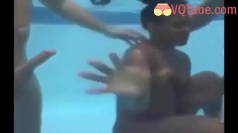 Black Woman Sucking 2 Cocks Underwater Ella Knox Fuck