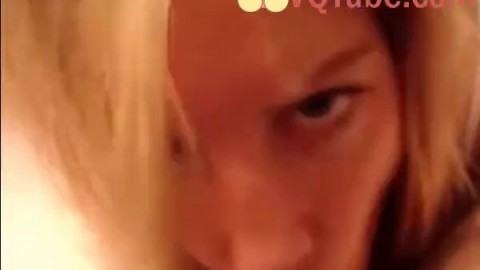 Hot Blonde Babe Fucking and Sucking Deeply