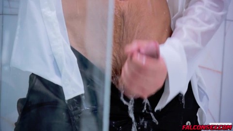 Shane joins Austin filling his hole in the shower room