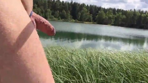 Spaziergang am See mit Cockring