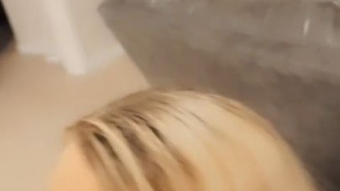 Tiny Teen Blonde Sucks Off BBC Before 40yr Old Sugar Daddy Comes Home