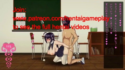 Pretty girl hentai having sex with a man in college in Breeding Log act hentai ryona xxx game