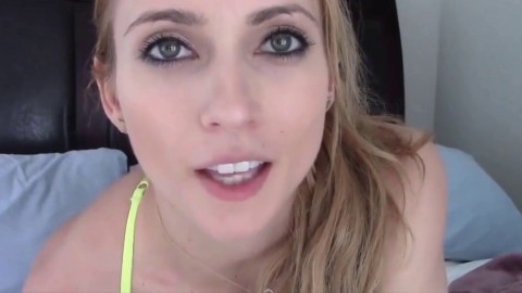 Blonde Bomshell Making A Sex Tape For Her Lover