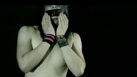 emo femboy crossdresser naked bound and cumming