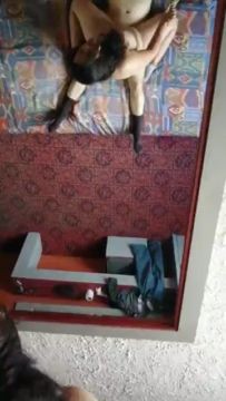 Thick Chubby Latina gets POV fucked in bed with mirror on ceiling