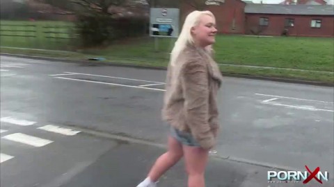 PORNXN Mature Blonde Public Pissing