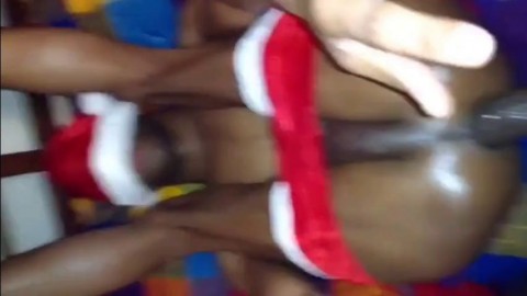 Black Santa Gets Fucked