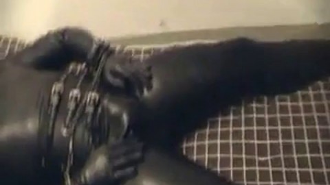 Rubberboy in Bondage for the night