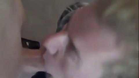 Twink sucking hard cock with CIM and swallow