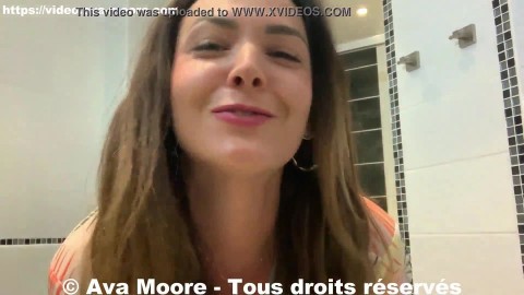 Ava Moore - Bukkake Sur La Plage Nudiste De La Baie Des Cochons Au Cap D’agde - PORNO REALITE