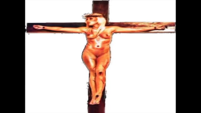 Female Jesus Crucified Naked New And Improved