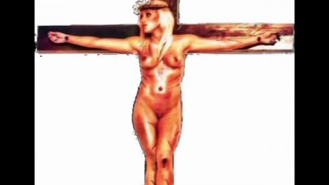 Female Jesus Crucified Naked Spanish Latin America New And Improved