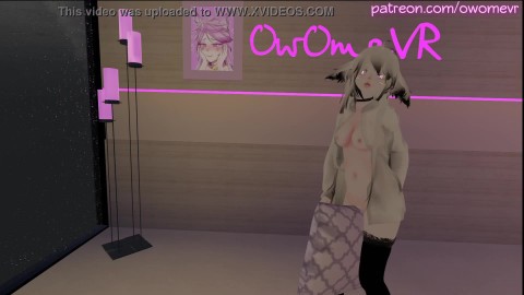 Cats Anime Lesbian Scissoring Porn - Horny Cat Girl Humps her Pillow until she Cums [intense Moaning, VRchat  Erp, 3D Hentai] Preview, eserar - PeekVids