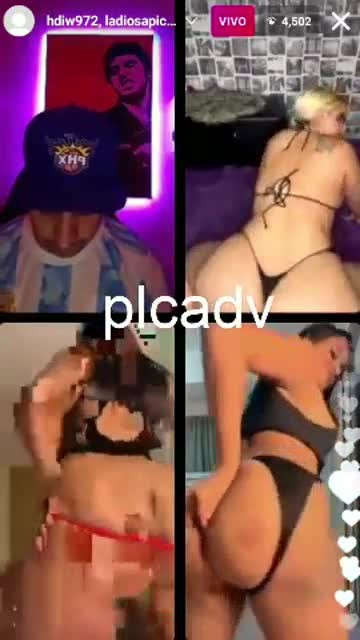 La Diosa Cotizada, La Blondeer, y Mas Mujeres Singando y Pajeandose en Live Picante de Instagram