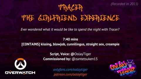 [OVERWATCH] Tracer - The Girlfriend Experience | Erotic Audio Play by Oolay-Tiger