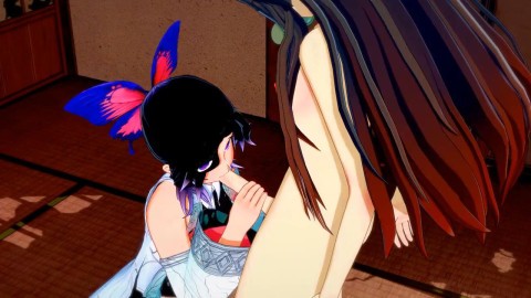 Demon Slayer Futanari - Shinobu x Nezuko Hardsex - Japanese Asian Manga  Anime Game Porn, ene11reded - PeekVids