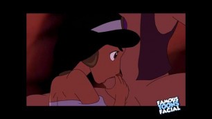 Aladdin fuck jasmine Famous Toons Facial