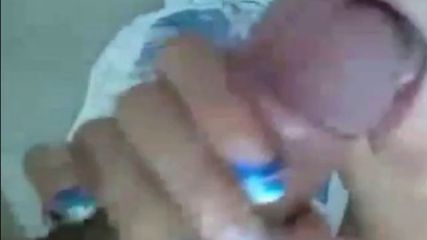 Close up blowjob of a girl who loves older dudes