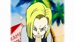 Android 18 suck cartoon porn