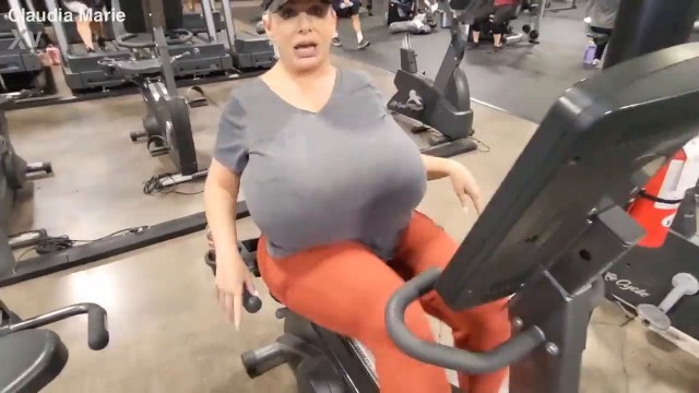 Claudia Marie Training For Tit War With Kayla Kleevage