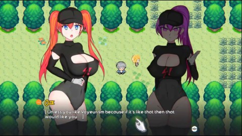 Oppaimon [Pokemon parody game] Ep.5 small tits naked girl sex fight for training