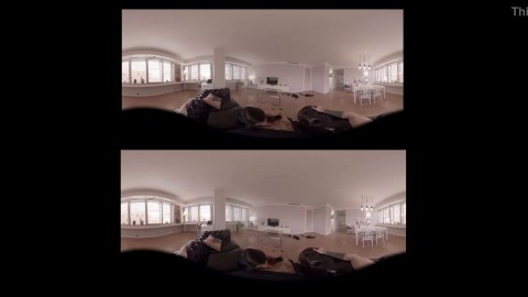 VR Porn in 360 Blowjob on the coach
