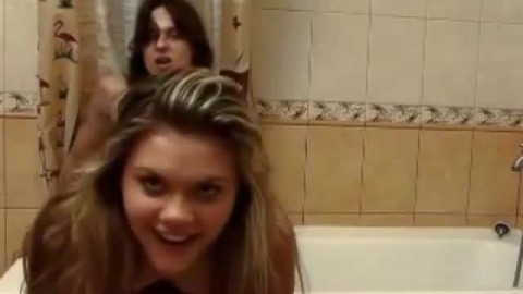 Awesome sex in the bathroom
