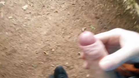 German Stud Public Park Jerk And Cum