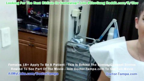 $CLOV Become Doctor Tampa While He Examines Kendra Heart For New Student Physical With Nurse Lenna Lux's Help At Doctor-Tampa.co