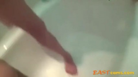 WMAF - skinny Asian babe fucked in bathroom and on floor