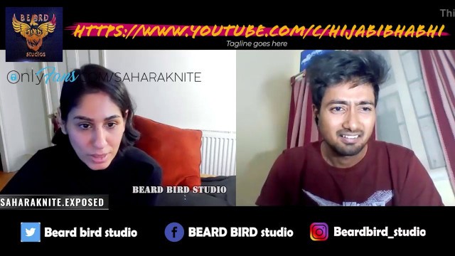 Sahara Knite promo podcast with Beard Bird studio on youtube https://www.youtube.com/c/HijabiBhabhi