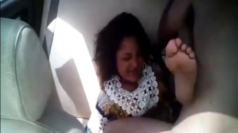 Fucking Uyghur girl in the car
