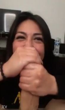 She got caught sucking dick