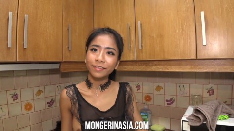 Sexy Slim Asian Maid Knows It’s A Man’s World