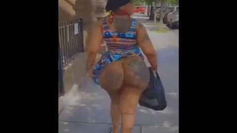 Ass Clap in public