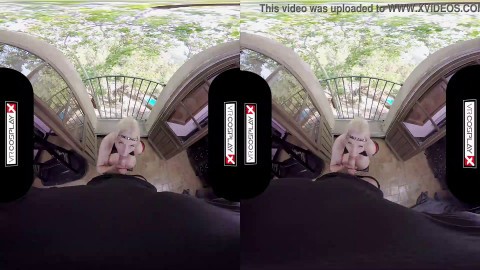 VR Cosplay X Huge Titted Jordan Pryce Is A Sex Warrior VR Porn