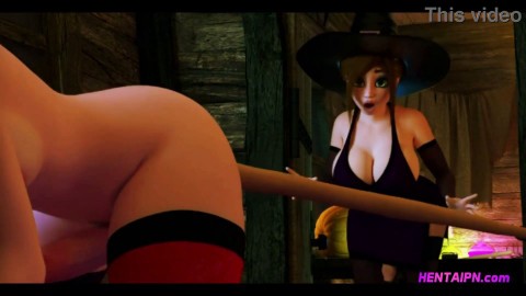 XXX 3D Witch Dickgirls • HQ FUTA Animation