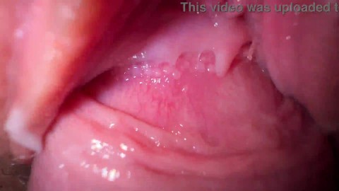 Secret Close up fuck with teen stepsister, tight creamy pussy