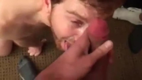 Twink loves getting facials from his two buddies