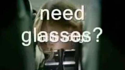 Needing glasses