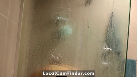 Hot Lesbian Has A Steamy Solo Shower Session