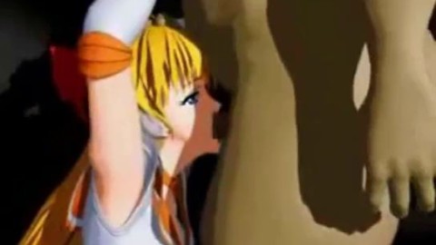 3D Sailor Venus Blowjob!