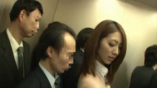 Natsume Inagawa fuck in the elevator japanese sex