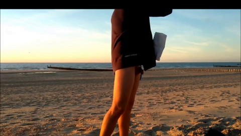 Naked at the beach