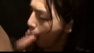 asian oral sex cumshot