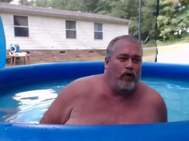 Naked Pool Dad