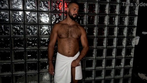 Dark Passion in the sauna