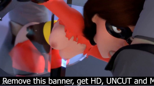 The Incredibles Elastigirl Helen Stucks and MouthFucked