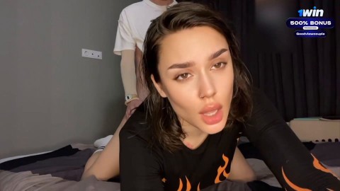 Hot student gives blowjob and rides cock as she was taught in college dorm