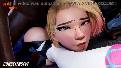 Spider-Gwen Likes Her Dicks Strong Blacked